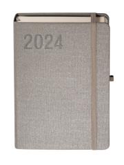 Okładka książki Kalendarz 2024 Sakura A5 srebrny DNS