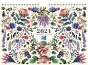 Kalendarz 2024 ścienny A4 Flower OXFORD. Wydawca: Oxford. Dadada.pl Opakowanie Kalendarz 2024 ścienny A4 Flower OXFORD