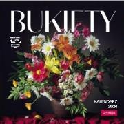 Opakowanie Kalendarz 2024 ścienny kwadrat Bukiety