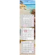 Kalendarz 2024 ścienny trójdzielny wąski płaski Sardynia. Wydawca: EV-Corp. Dadada.pl Opakowanie Kalendarz 2024 ścienny trójdzielny wąski płaski Sardynia