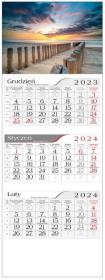 Opakowanie Kalendarz 2024 Trójdzielny Bałtyk