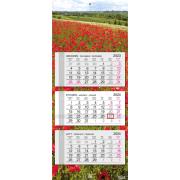 Opakowanie Kalendarz 2024 trójdzielny gł. płaska Maki