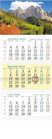 Opakowanie Kalendarz 2024 Trójdzielny Góry