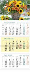 Opakowanie Kalendarz 2024 Trójdzielny Kwiaty