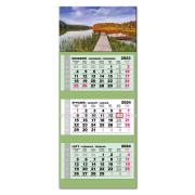 Kalendarz 2024 trójdzielny LUX wypukły Kaszuby. Wydawca: EV-Corp. Dadada.pl Opakowanie Kalendarz 2024 trójdzielny LUX wypukły Kaszuby