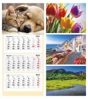 Opakowanie Kalendarz 2024 Trójdzielny MIX