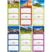 Opakowanie Kalendarz 2024 trójdzielny mix