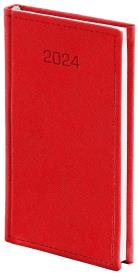 Opakowanie Kalendarz 2024 tygodniowy A6 cross czerwony