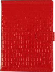 Opakowanie Kalendarz 2024 tygodniowy B5 z zapięciem krokodyl czerwony