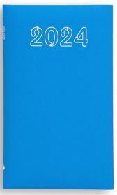 Okładka książki Kalendarz 2024 tygodniowy Standard - niebieski