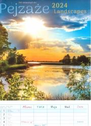 Kalendarz 2024 wieloplanszowy - Pejzaże. Wydawca: Parma Press. Dadada.pl Opakowanie Kalendarz 2024 wieloplanszowy - Pejzaże