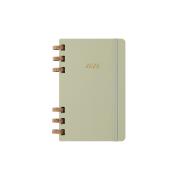 Opakowanie Kalendarz 2025 12M Moleskine L na spirali Crush Kiwi 13x21