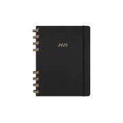 Opakowanie Kalendarz 2025 12M Moleskine L tygodniowy/miesięczny na spirali czarny 20,4x25,2