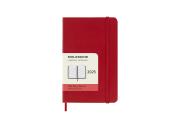 Opakowanie Kalendarz 2025 12M Moleskine P dzienny Scarlet Red 9x14