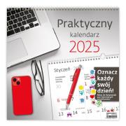 Kalendarz 2025 30x30 Praktyczny. Wydawca: Helma 365. Dadada.pl Opakowanie Kalendarz 2025 30x30 Praktyczny