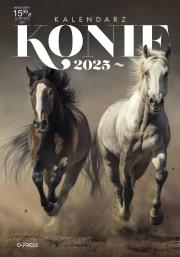 Okładka książki Kalendarz 2025 A3 Ścienny Konie