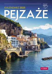 Kalendarz 2025 A3 Ścienny Pejzaże. Wydawca: O-press. Dadada.pl Opakowanie Kalendarz 2025 A3 Ścienny Pejzaże