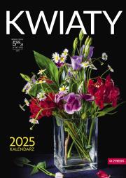 Opakowanie Kalendarz 2025 A4 Ścienny Kwiaty