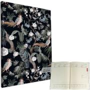 Opakowanie Kalendarz 2025 A4 tygodniowy Botanique Pawie