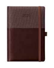 Opakowanie Kalendarz 2025 A5 dzienny brązowy