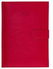 Opakowanie Kalendarz 2025 A5 dzienny Nebraska magnes czerwony