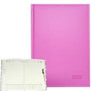 Opakowanie Kalendarz 2025 A5 dzienny sb/nd osobno Różowy