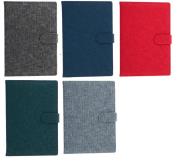 Opakowanie Kalendarz 2025 A5 tyg. z zapięciem sztruks mix