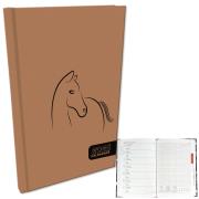 Opakowanie Kalendarz 2025 A5 tygodniowy Koń Beż