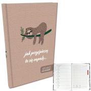 Kalendarz 2025 A5 tygodniowy Leniwiec. Wydawca: EV-Corp. Dadada.pl Opakowanie Kalendarz 2025 A5 tygodniowy Leniwiec