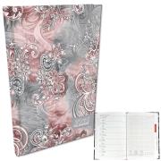Kalendarz 2025 A5 tygodniowy Paisley szare. Wydawca: EV-Corp. Dadada.pl Opakowanie Kalendarz 2025 A5 tygodniowy Paisley szare