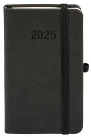 Okładka książki Kalendarz 2025 A6 Memofix TDW czarny