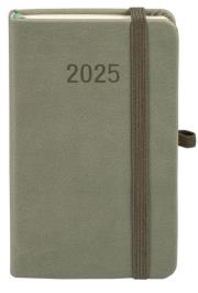 Okładka książki Kalendarz 2025 A6 Memofix TDW oliwkowy