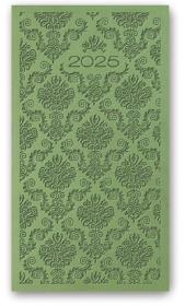 Okładka książki Kalendarz 2025 A6 tyg vivella relief JASNOZIELONY