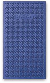 Okładka książki Kalendarz 2025 A6 tyg vivella relief ZGASZONY NIEBIESKI