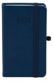 Okładka książki Kalendarz 2025 B6 Memofix TDW granatowy