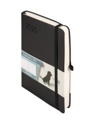 Okładka książki Kalendarz 2025 B6 Minimalizm DNS czarny