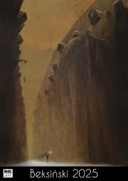 Okładka książki Kalendarz 2025 - Beksiński wzór 4 A3