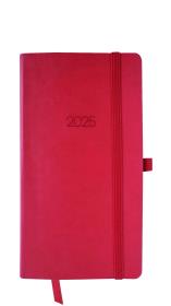 Opakowanie Kalendarz 2025 FLEX DL tygodniowy czerwony KKDLTF