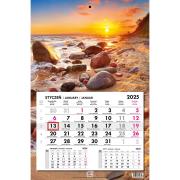 Opakowanie Kalendarz 2025 jednodzielny główka płaska Bałtyk