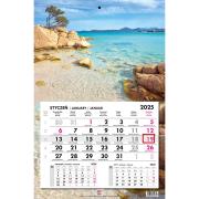 Opakowanie Kalendarz 2025 jednodzielny główka płaska Sardynia