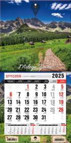 Okładka książki Kalendarz 2025 jednodzielny mini z mag. Tatry