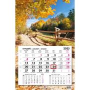 Opakowanie Kalendarz 2025 jednodzielny płaski Krajobrazy