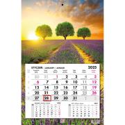 Opakowanie Kalendarz 2025 jednodzielny płaski Prowansja