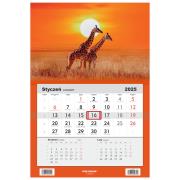 Opakowanie Kalendarz 2025 Jednodzielny Żyrafy