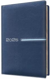 Opakowanie Kalendarz 2025 książkowy A4 tygodniowy niebieski