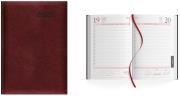 Opakowanie Kalendarz 2025 książkowy A5 dzienny bordowy SK2
