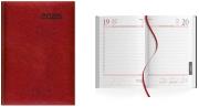Opakowanie Kalendarz 2025 książkowy A5 dzienny czerwony SK2