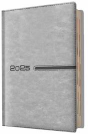 Opakowanie Kalendarz 2025 książkowy A5 dzienny terminarz szar