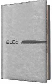 Opakowanie Kalendarz 2025 książkowy A5 tygodniowy szary