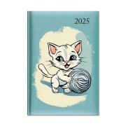 Opakowanie Kalendarz 2025 książkowy B6 dzienny Kotek